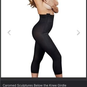 Caromed xl capri Women's Black Shapewear Leggings